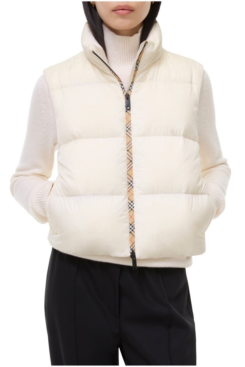 Detachable Sleeve Nylon Langdale Puffer Jacket, Main, color, Tundra white
