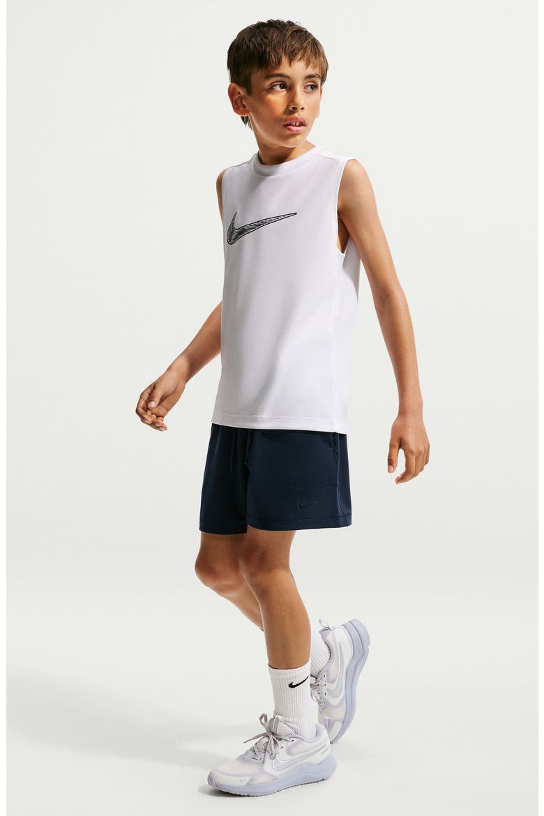 Kids' Dri-FIT Primary Nano Performance Shorts, Main, color, OBSIDIAN/ OBSIDIAN