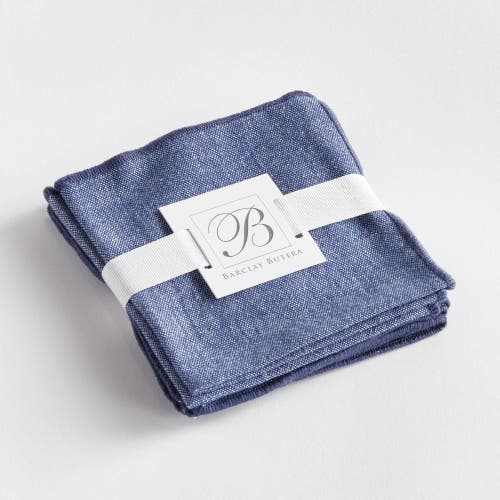 Napa Home & Garden Barclay Butera Miramar Cocktail Napkins Set Of 4 In Blue