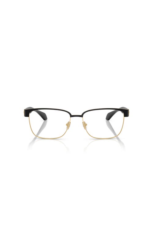Versace 57mm Square Optical Glasses In Multi