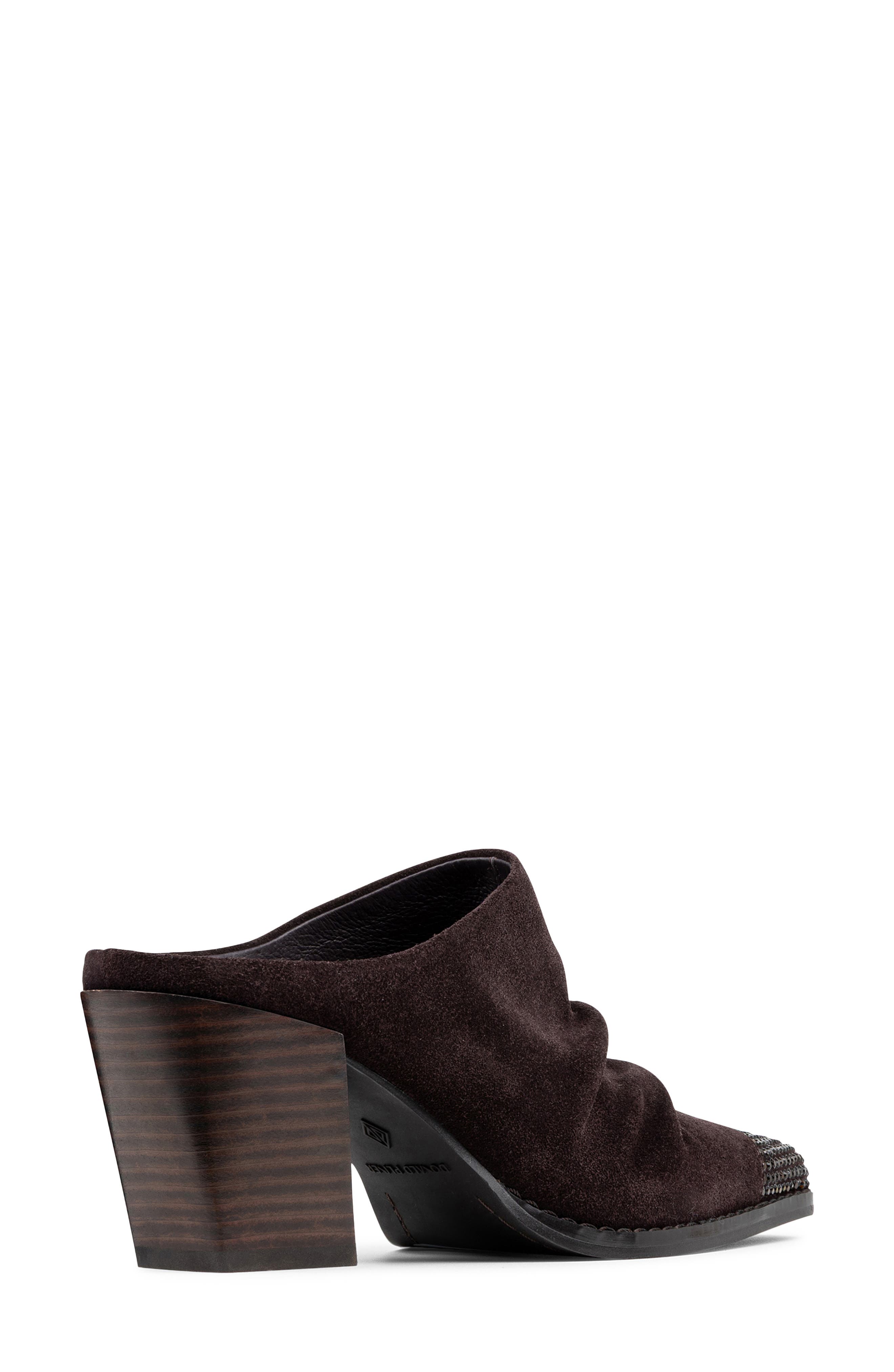 Donald Pliner Western Mule, Alternate, color, Dark Brown