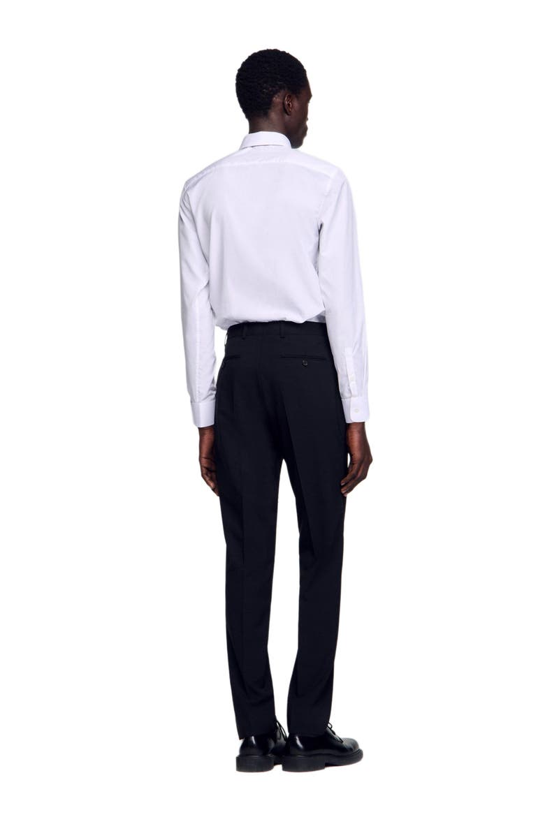Classic suit trousers, Alternate, color, Black