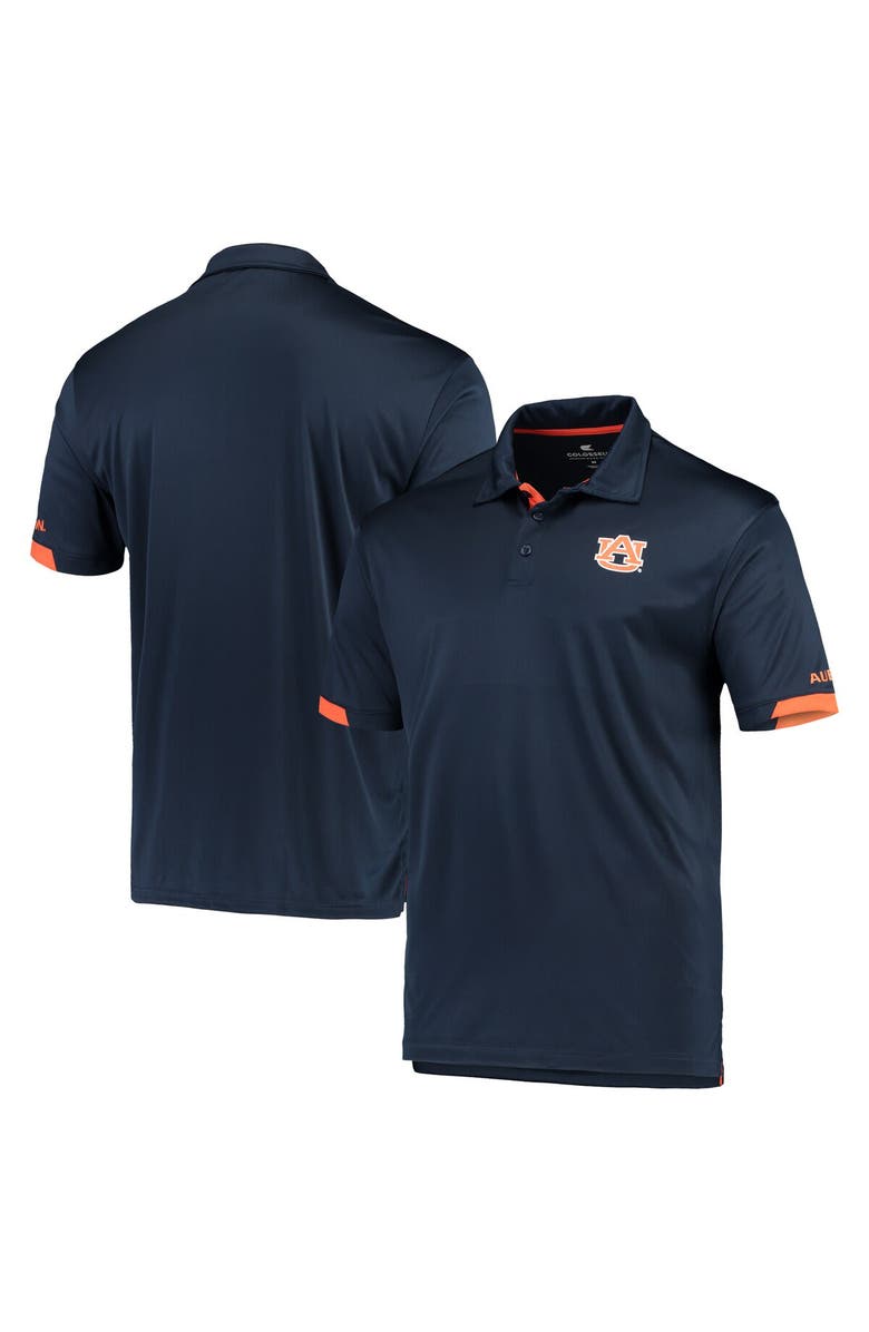 COLOSSEUM Men's Colosseum Navy Auburn Tigers Santry Lightweight Polo, Main, color, Navy