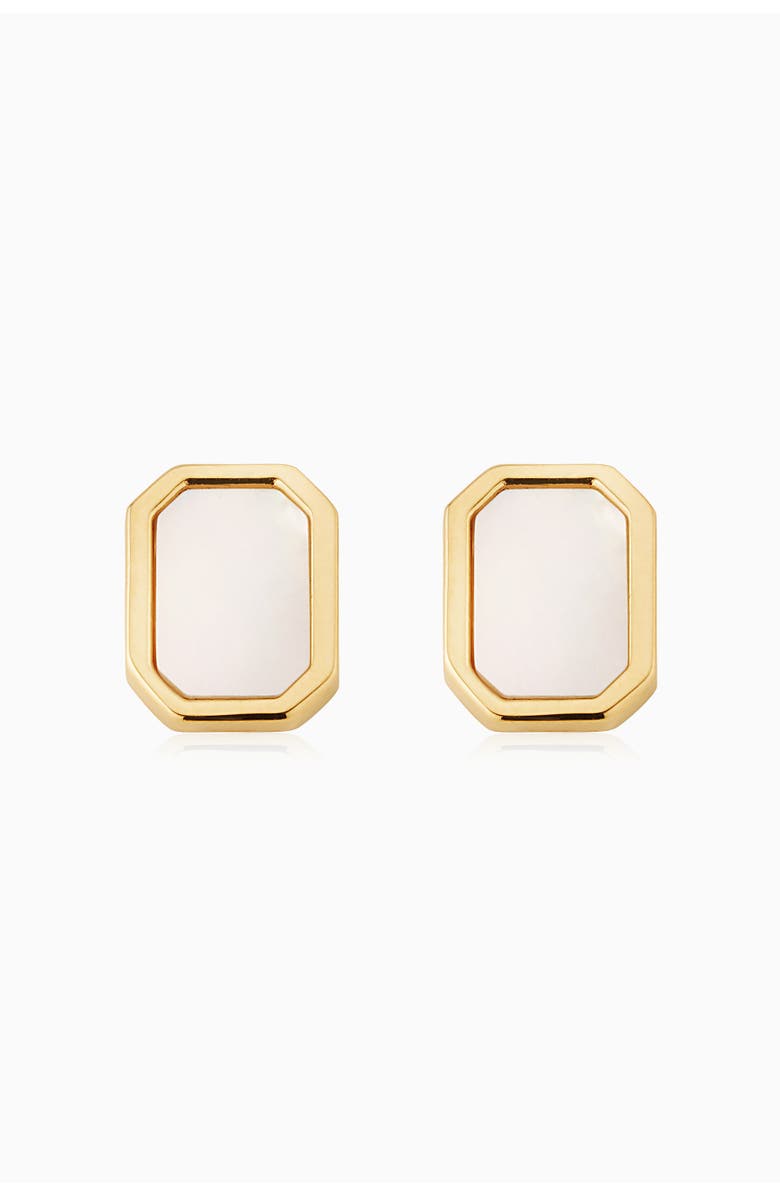 Oradina 14K Yellow Gold Horizons Studs, Main, color, Yellow Gold