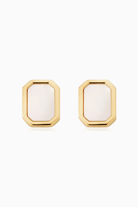 14K Yellow Gold Horizons Studs