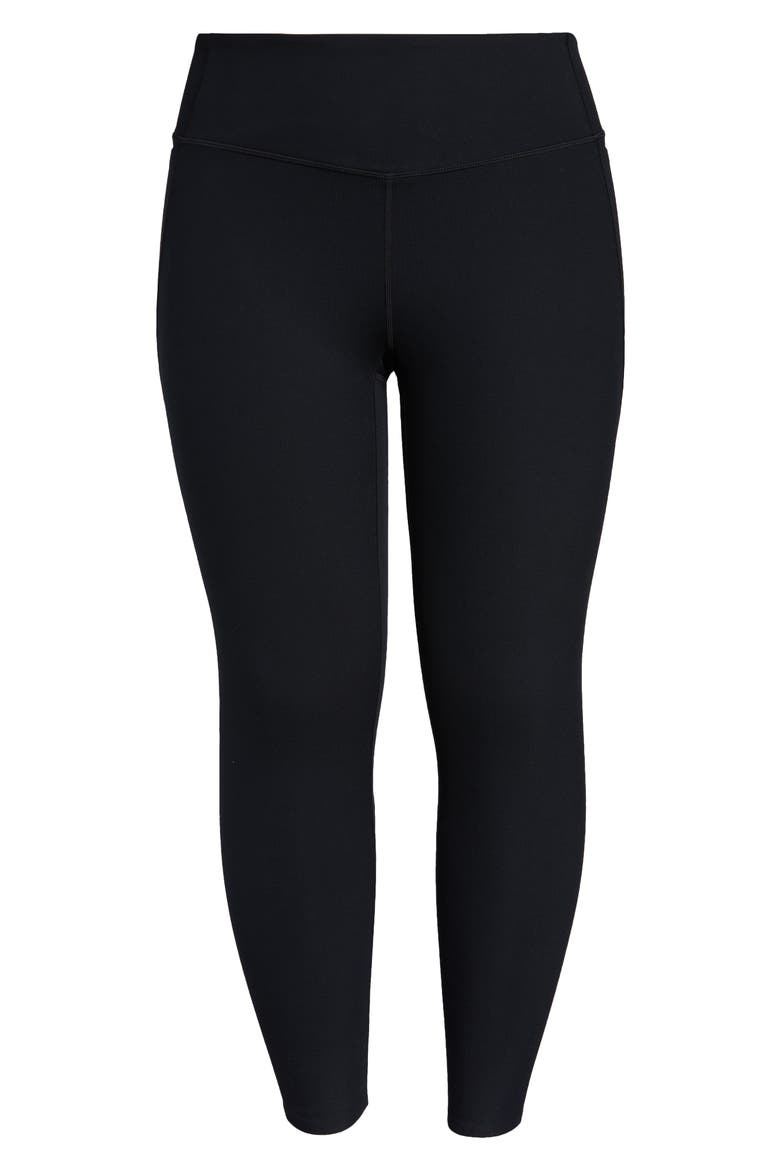 Studio Lite High Waist Pocket 7/8 Leggings, Alternate, color, BLACK