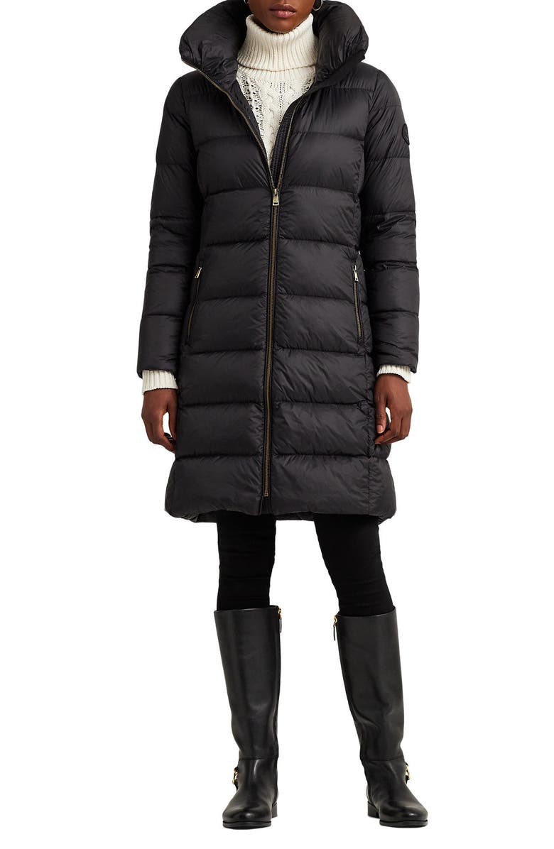 Lauren Ralph Lauren Hooded Down Puffer Coat, Main, color,