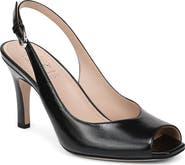 27 EDIT Naturalizer Alexa Peep Toe Slingback Pump