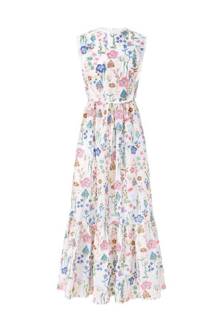 Everly Embroidered Maxi Dress, Main, color, Floral