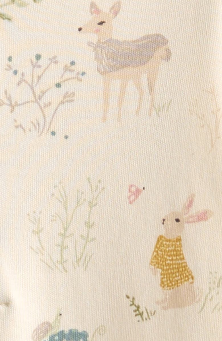 Pehr Patch Pocket Organic Cotton Romper, Alternate, color, Forest Fable