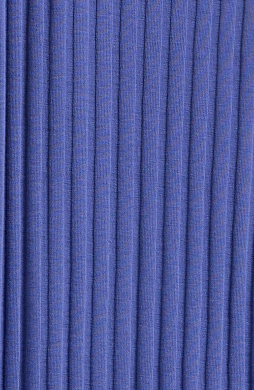 Treasure & Bond Kids' Rib Romper In Blue Marlin
