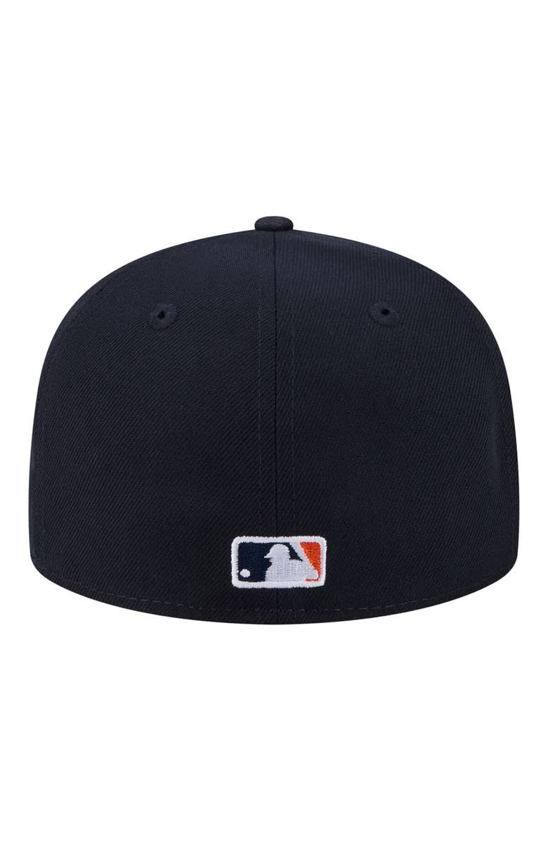 New Era Men's New Era  Navy Houston Astros Hidden Hit 59FIFTY Fitted Hat, Alternate, color, Navy