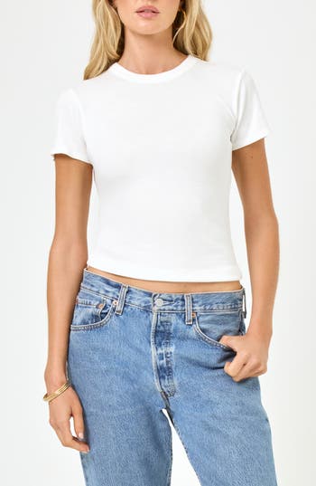 L*space Lspace Be My Baby T-shirt In White