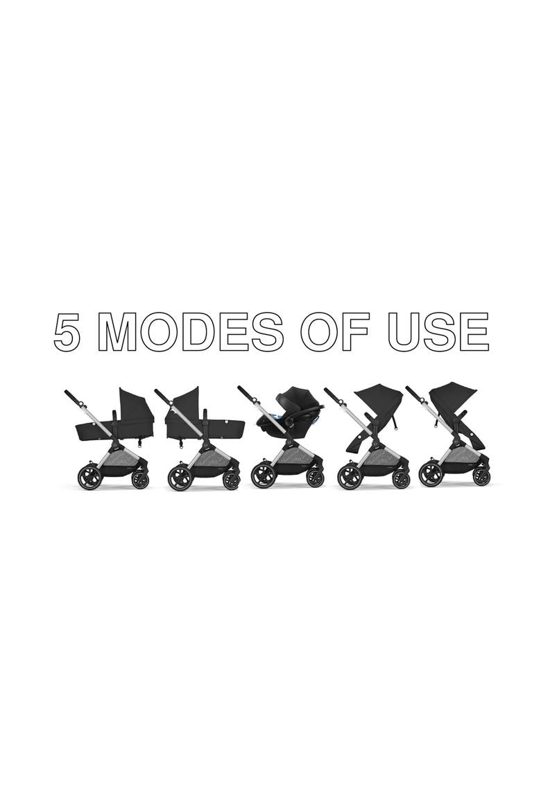 EOS Stroller & Aton G Car Seat Travel System, Alternate, color, MOON BLACK