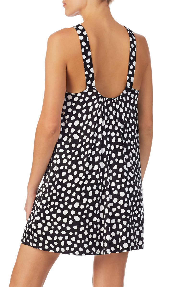 Shady Lady Animal Print Jersey Chemise, Alternate, color,