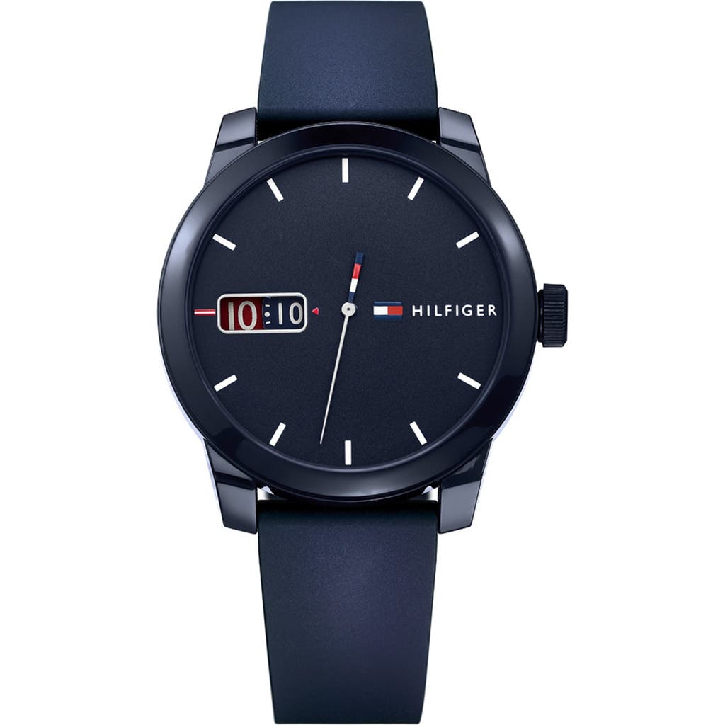 Tommy Hilfiger Men's Denim Quartz Sport Watch, 42mm in Navy at Nordstrom Rack