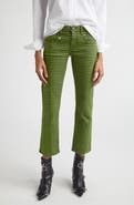 R13 Boy Straight Leg Crop Jeans