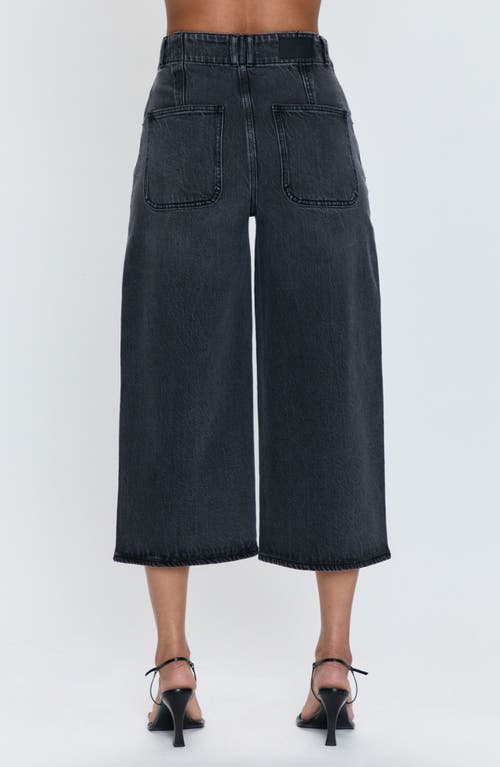 Pistola Scarlett High Waist Crop Wide Leg Jeans In Nightlife
