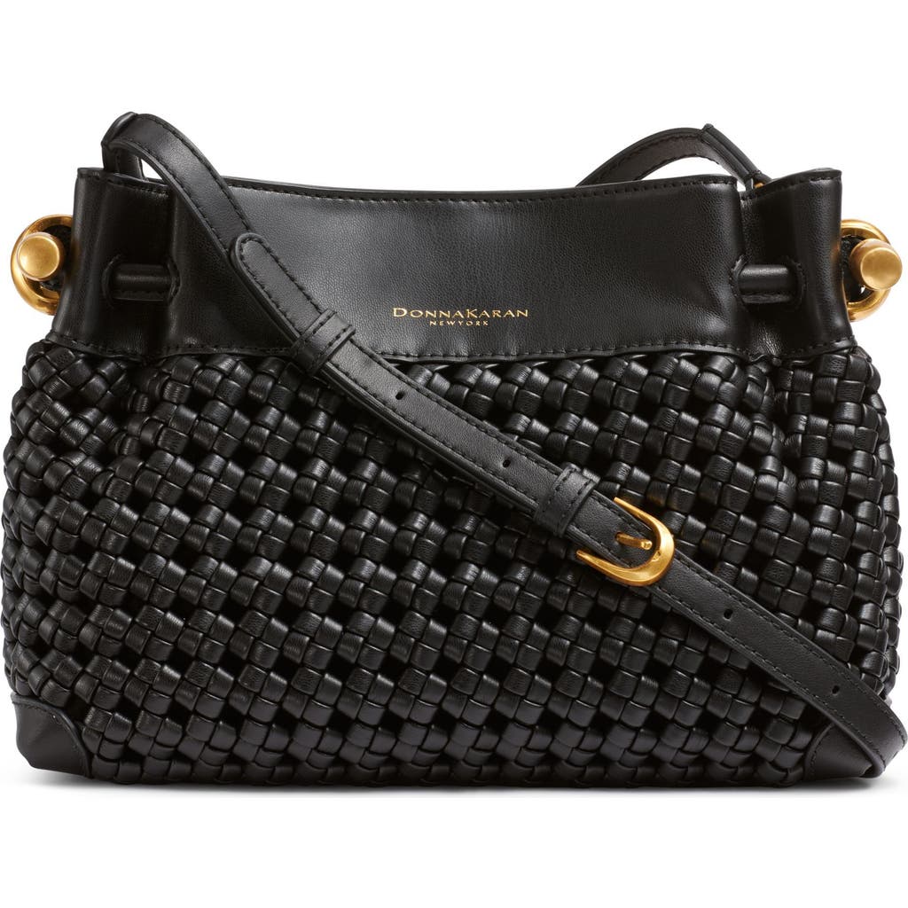 DONNA KARAN DONNA KARAN NEW YORK CASHMERE WOVEN CROSSBODY BAG