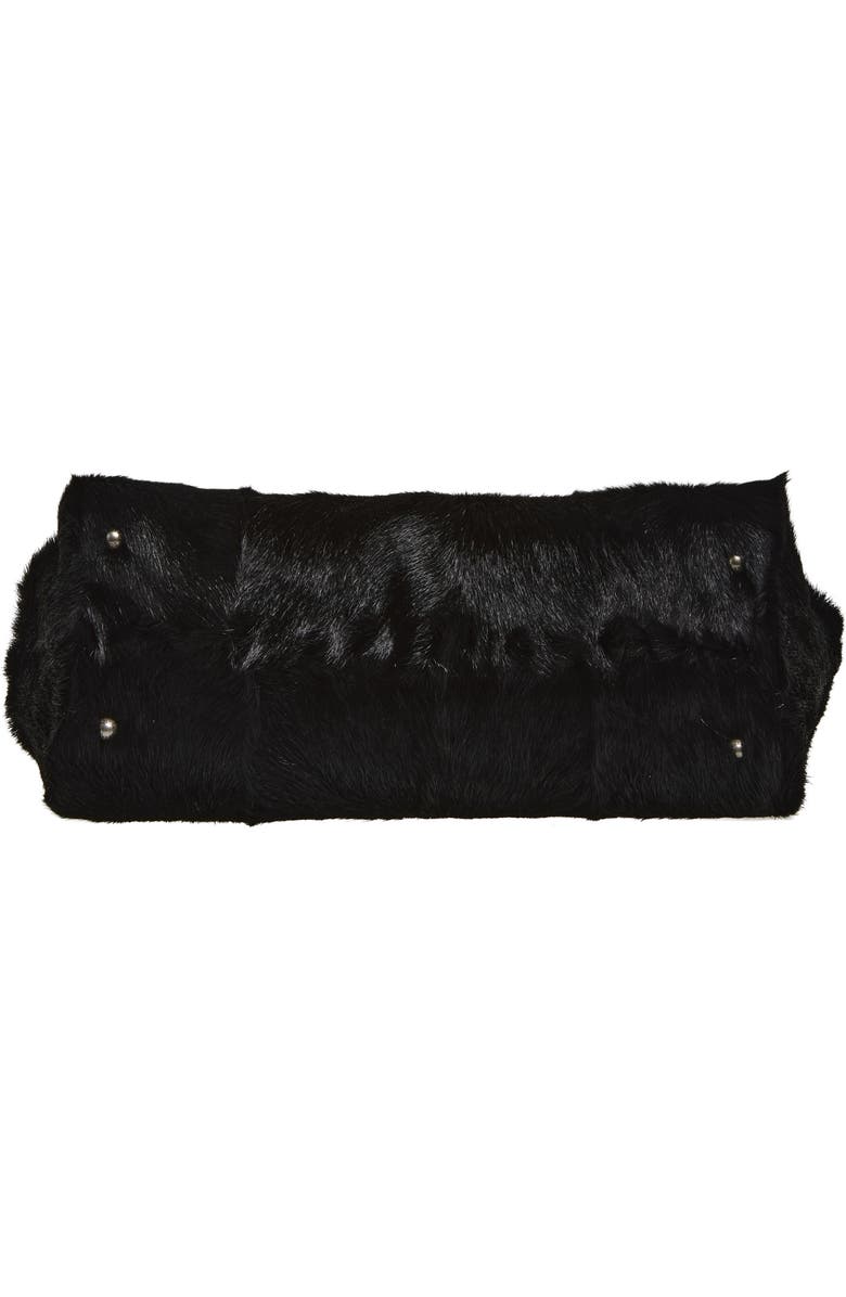 Dolce&Gabbana My Sicily East/West Genuine Calf Hair Top Handle Bag, Alternate, color, 8B956 Nero/ Nero