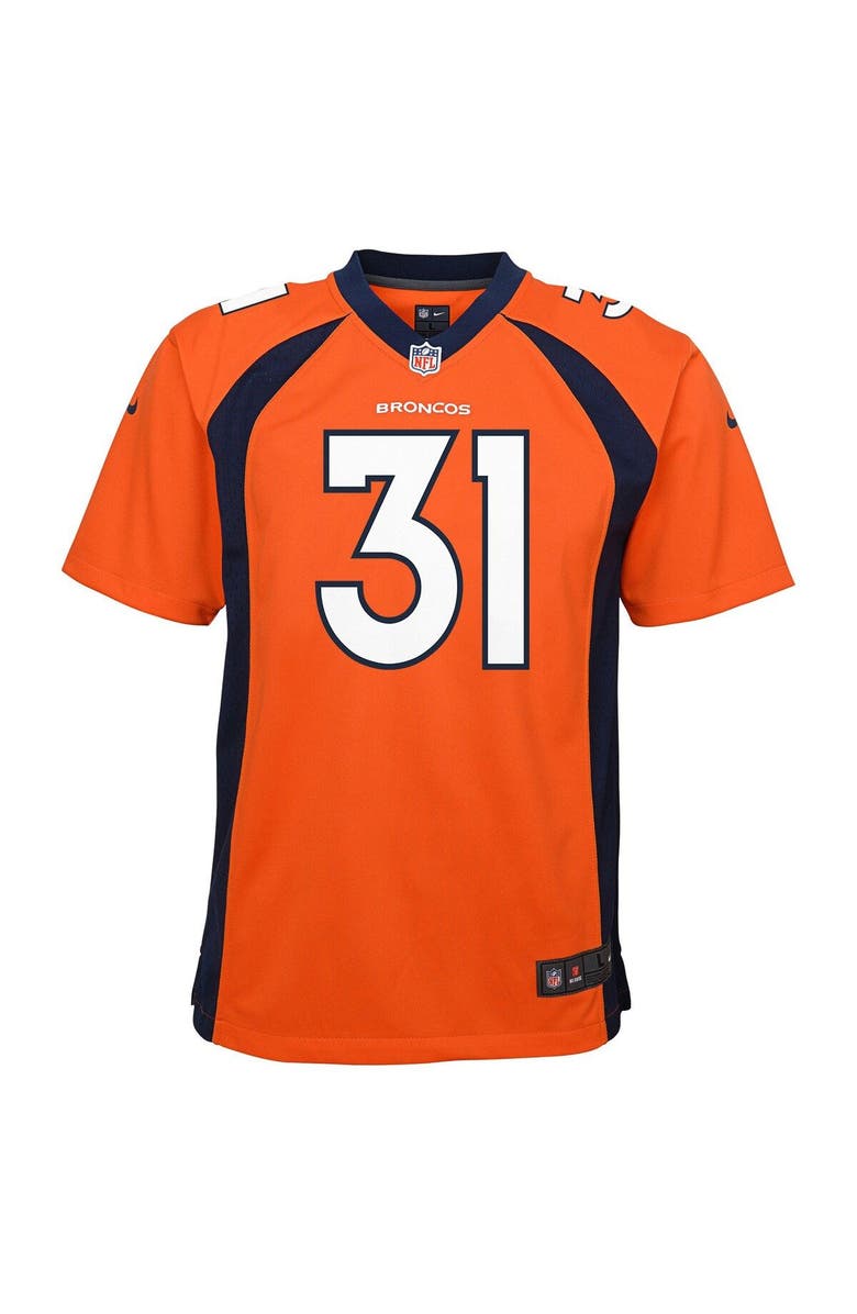Nike Youth Nike Justin Simmons Orange Denver Broncos Game Jersey, Alternate, color, 
