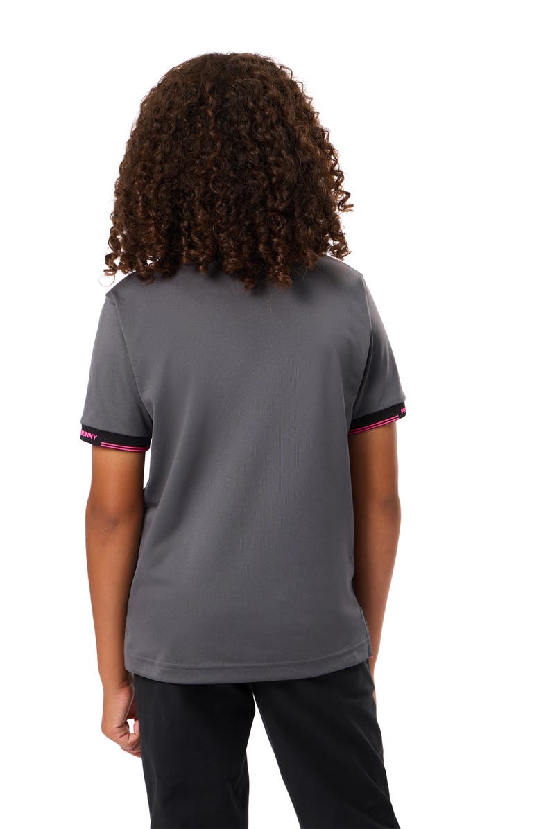 Psycho Bunny Kids' Edmonds Sport Knit Polo, Alternate, color, Blackened Pearl