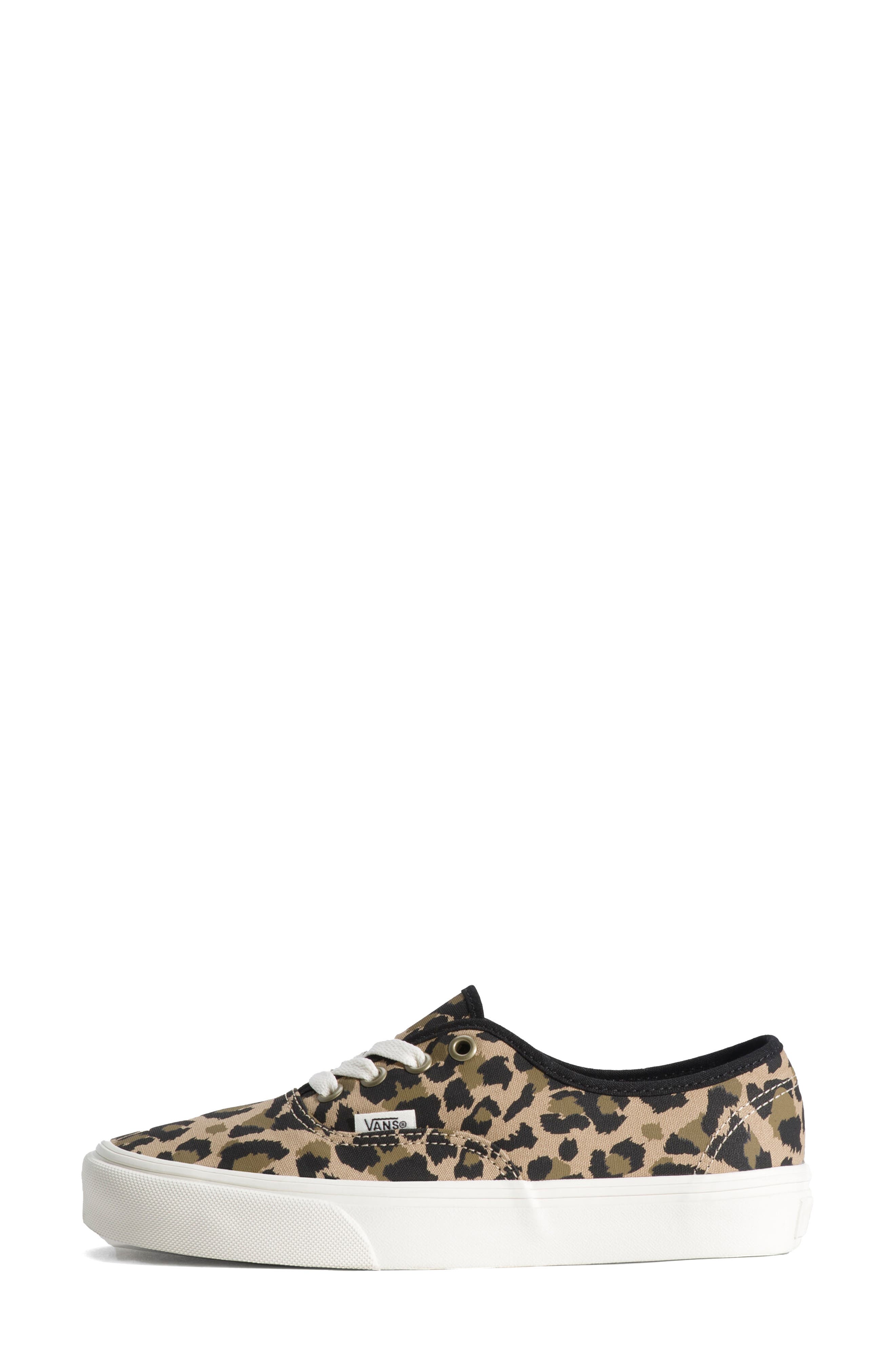 Authentic Sneaker, Alternate, color, LEOPARD BLACK/INCENSE