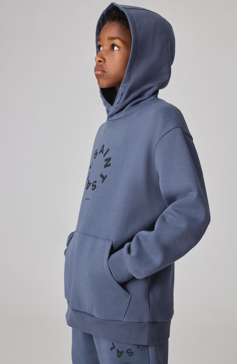 smALLSAINTS by ALLSAINTS Kids' Tierra Oversize Logo Hoodie, Alternate, color, 