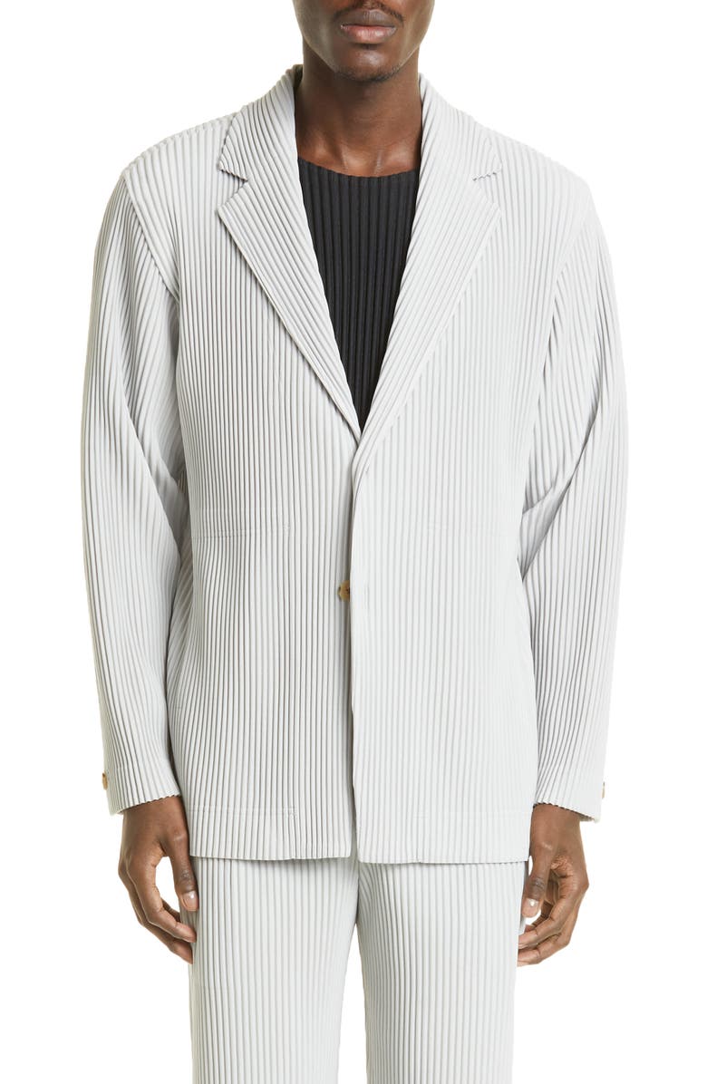 Homme Plissé Issey Miyake Basics Pleated Blazer, Main, color, 
