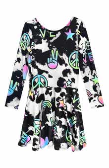 Kids' SimplySoft Long Sleeve Skater Dress