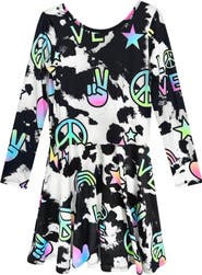 PixieLane Kids' SimplySoft Long Sleeve Skater Dress