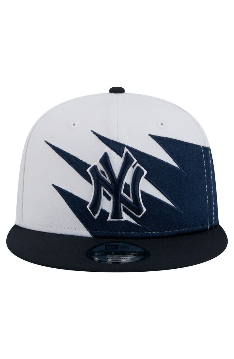 New Era Men's New Era Navy/White New York Yankees Jagged 9FIFTY Snapback Hat, Alternate, color, Navy