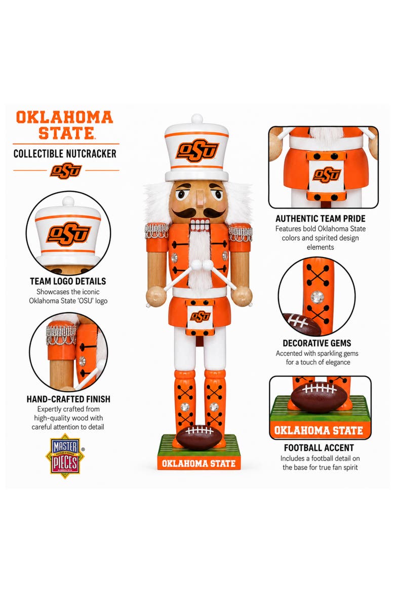 Oklahoma State Collectible Nutcracker, Alternate, color, Multicolor