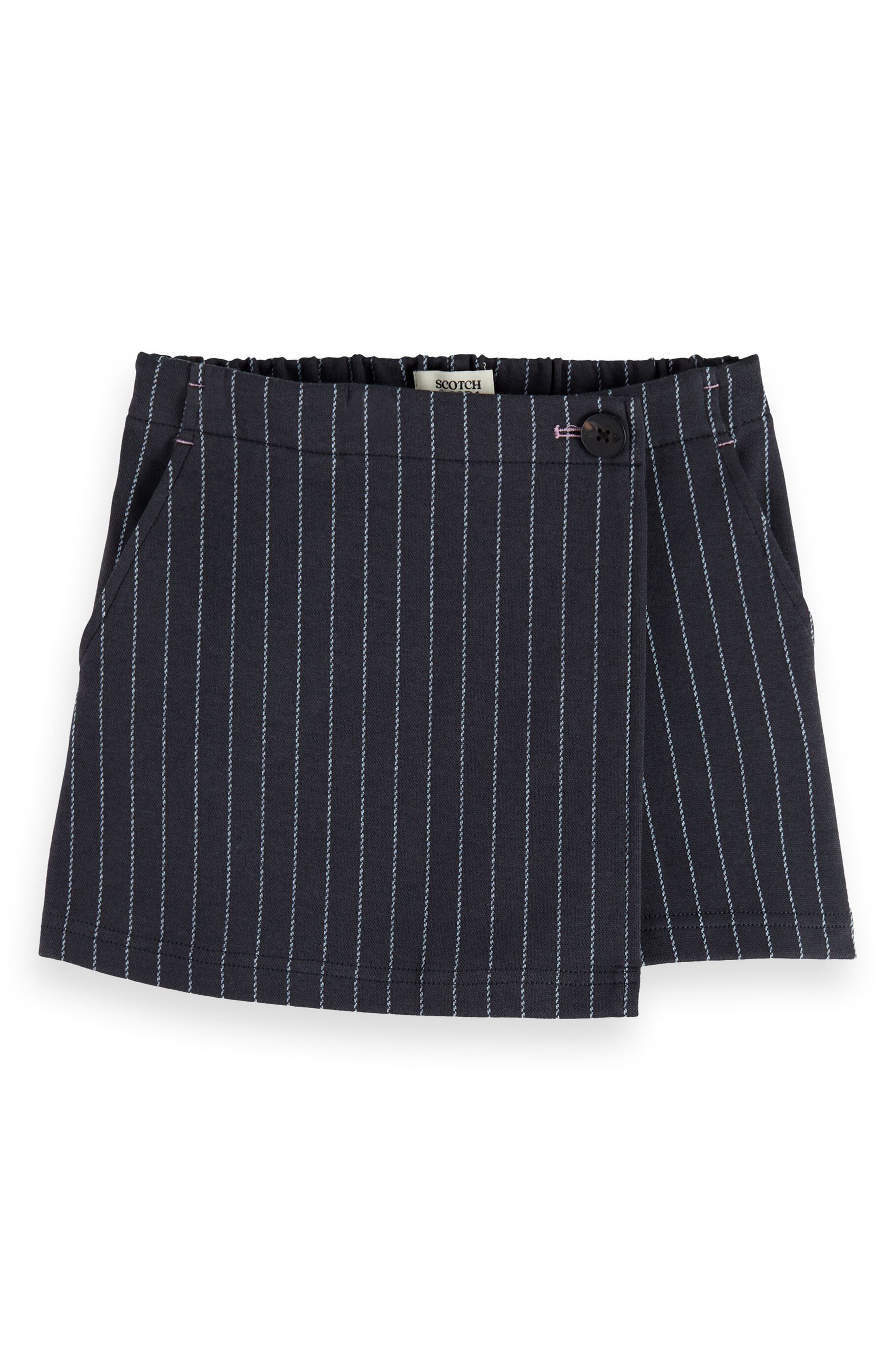 Scotch & Soda Kids' Pinstripe Skort