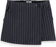 Scotch & Soda Kids' Pinstripe Skort