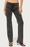 EDIKTED Grommet Straight Leg Jeans