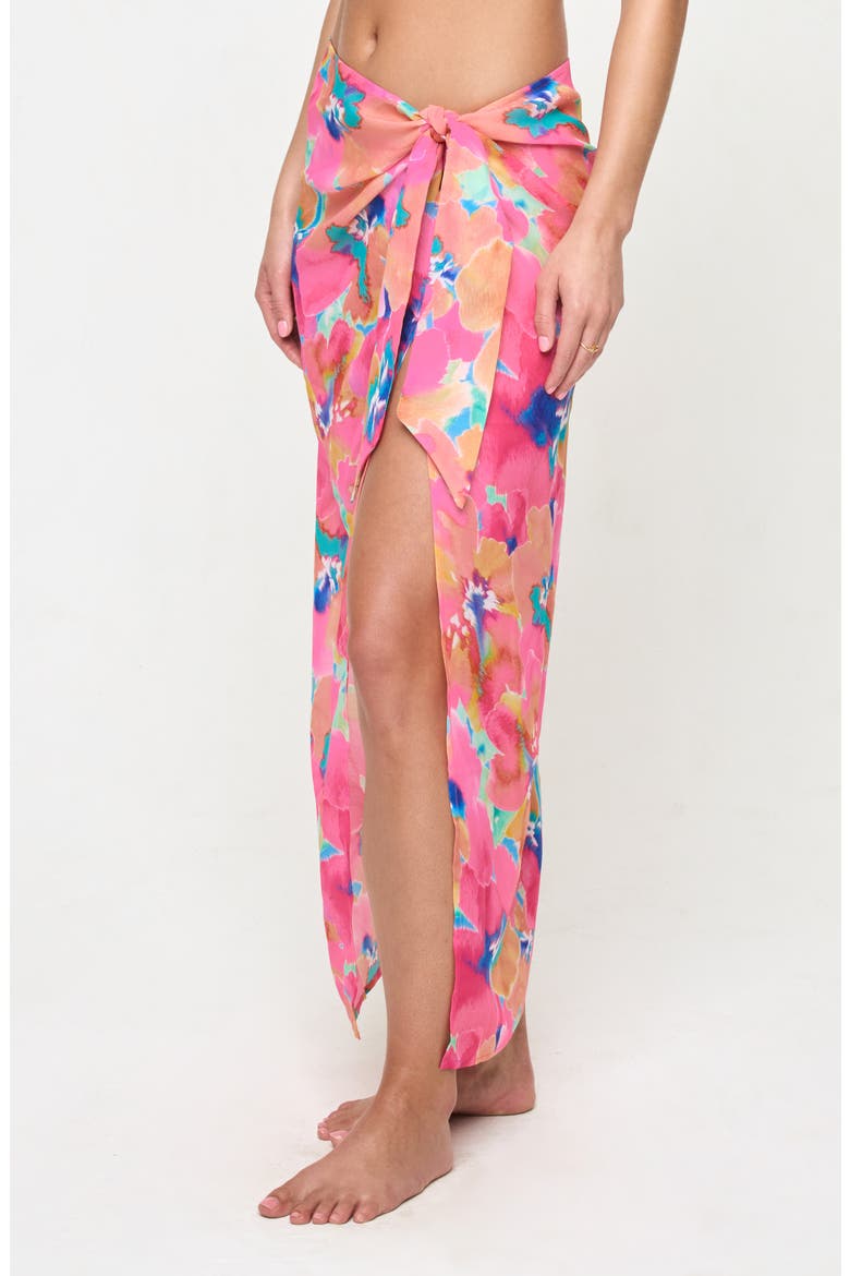 Portela Cover-Up Sarong, Alternate, color, FLOWER PLAY