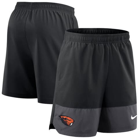 Men's Nike Black Oregon State Beavers 2025 Sideline Performance Shorts