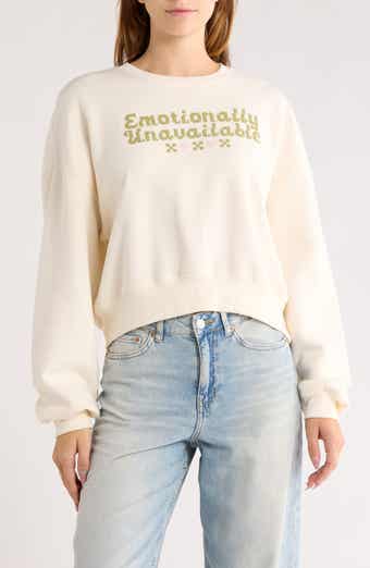 Ripple Junction Emotionally Unavailable Sweatshirt