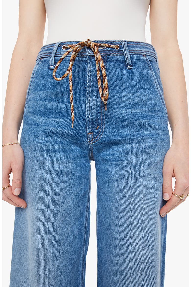 The Drawn Undercover Prep Sneak Wide Leg Jeans, Alternate, color, FUZZY WUZZY WAS A BEAR