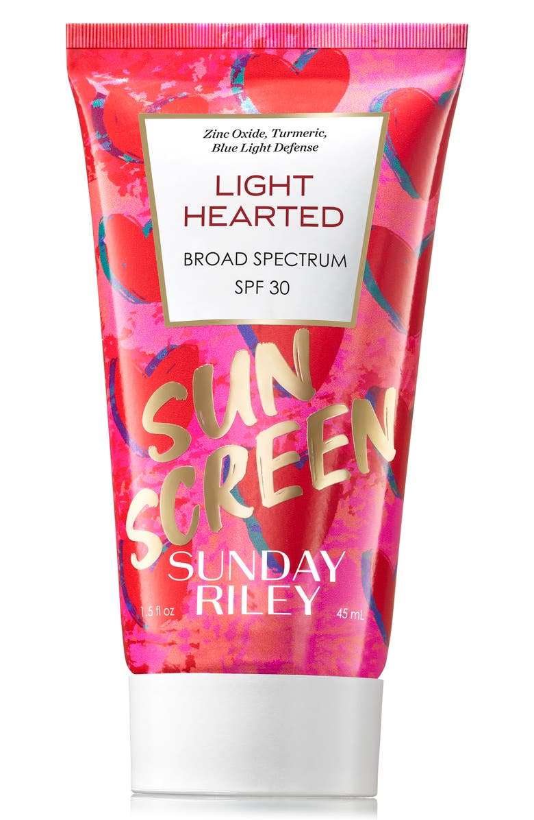 Sunday Riley Light Hearted Broad Spectrum SPF 30 Sunscreen, Main, color,