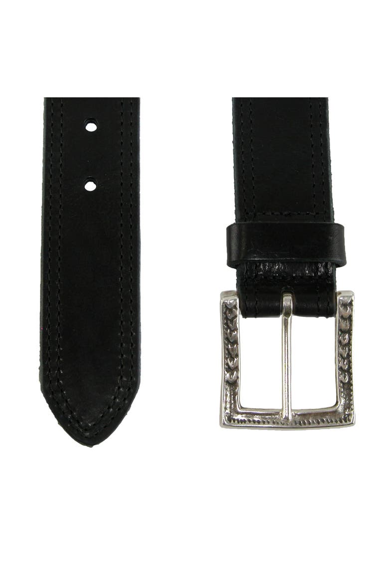Men's Douglas SoHo Casual Pull Up Leather Jean Belt, Alternate, color, Black