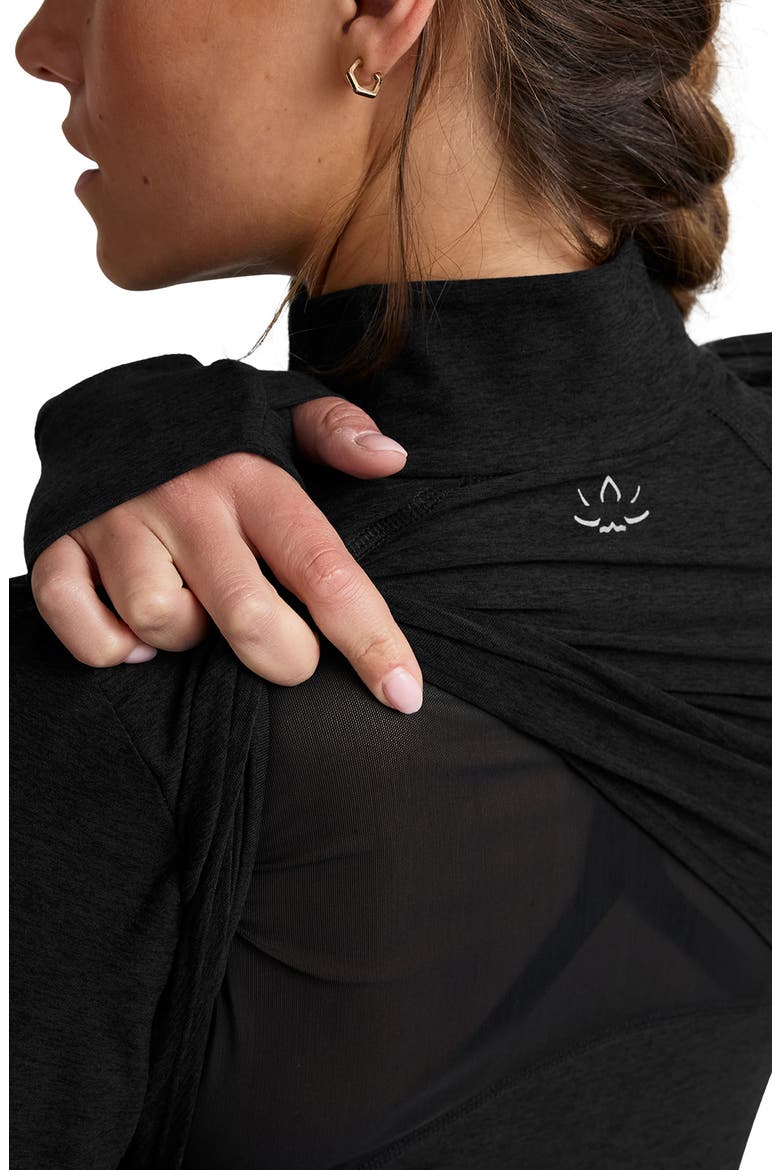 Space Dye Trails Active Jacket, Alternate, color, DARKEST NIGHT