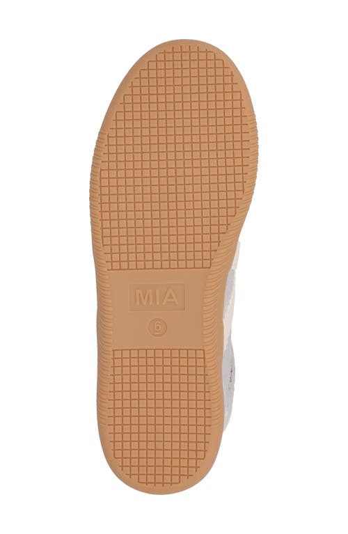 Mia Baker Sneaker In Silver/wash Wshite