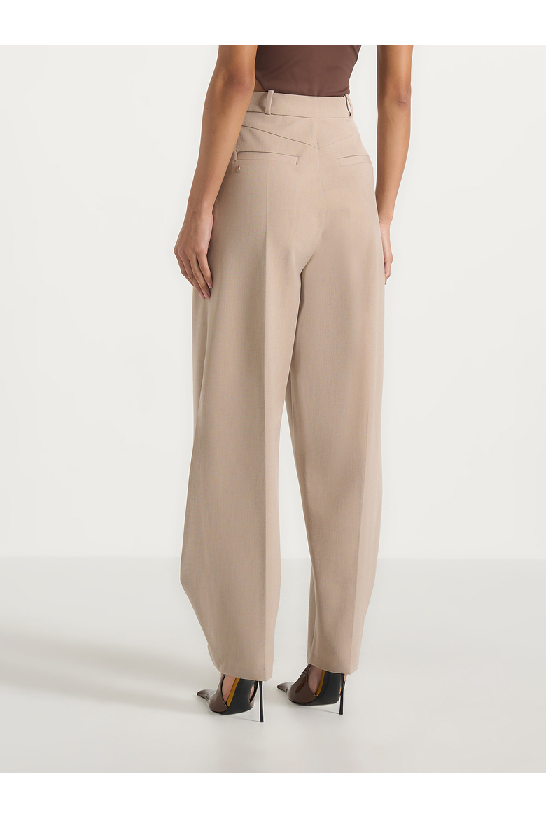 Sophie Twist Leg Tailored Pants, Alternate, color, Beige