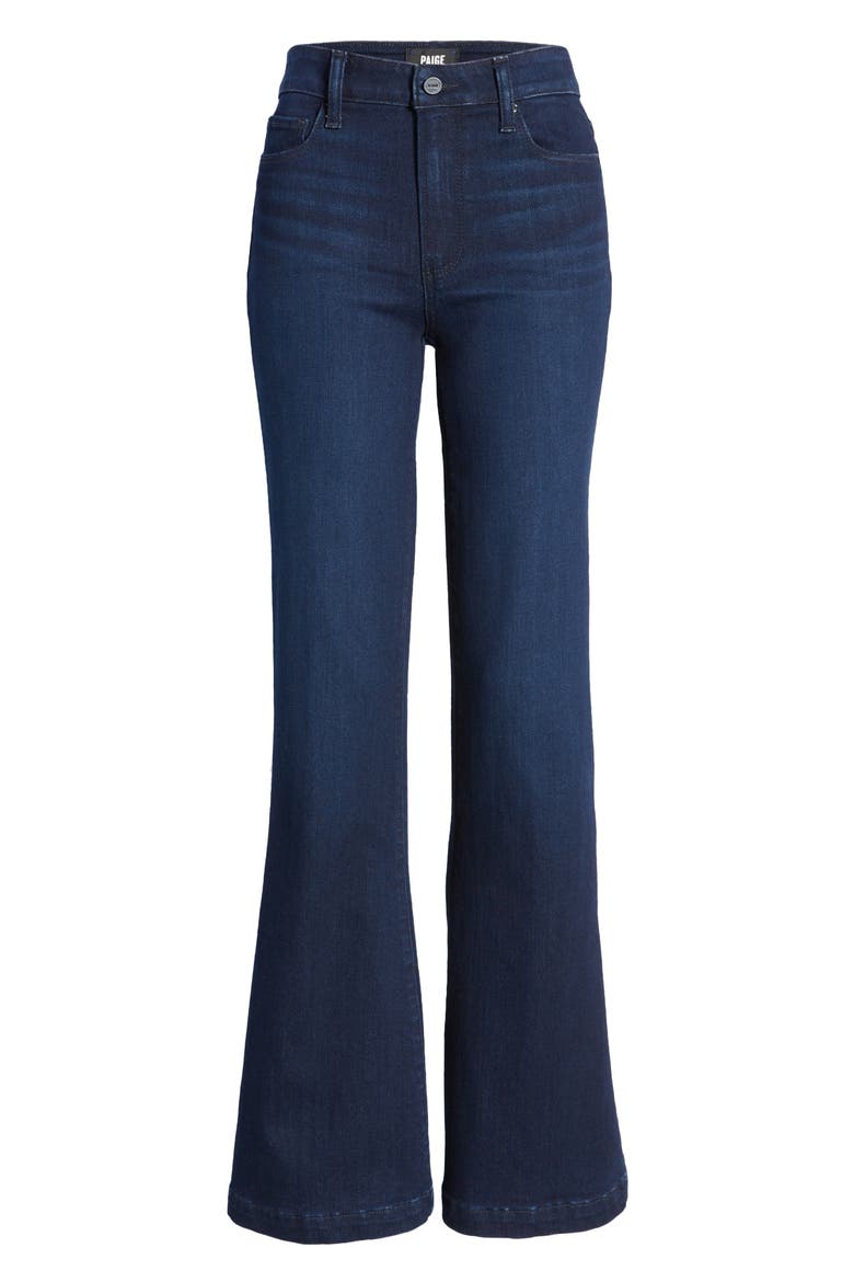 Genevieve High Waist Flare Leg Jeans, Alternate, color, SANDPIPER