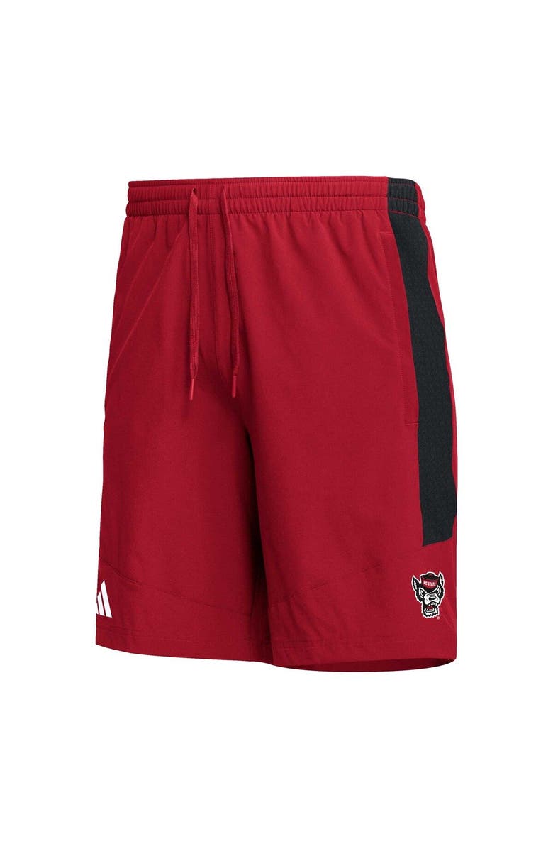 adidas Men's adidas Red NC State Wolfpack AEROREADY Shorts, Alternate, color, 