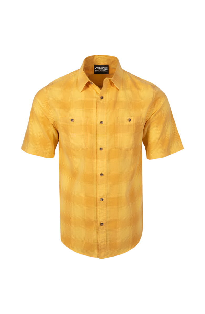 Mountain Khakis Cyrus Short Sleeve Woven Shirt, Alternate, color, Lemon