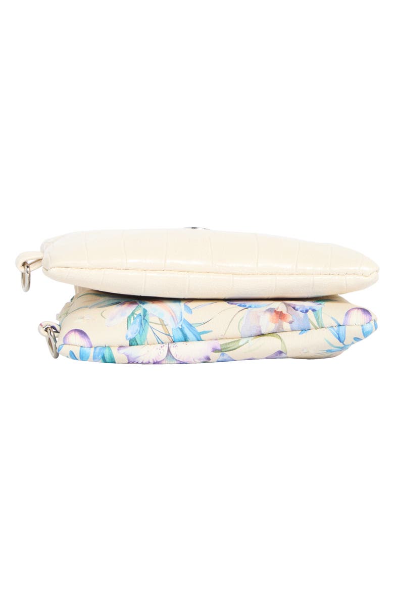 Kelly Set of 2 Pouches, Alternate, color, MULTI IRIS/ PARCHMENT