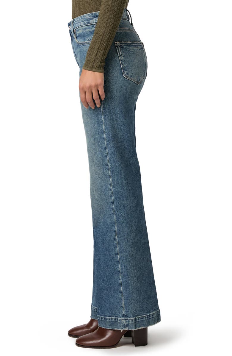PAIGE Leenah High Waist Wide Leg Jeans, Alternate, color, Stones